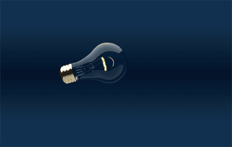 Place light bulb