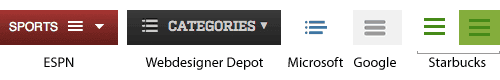 navigation icon examples