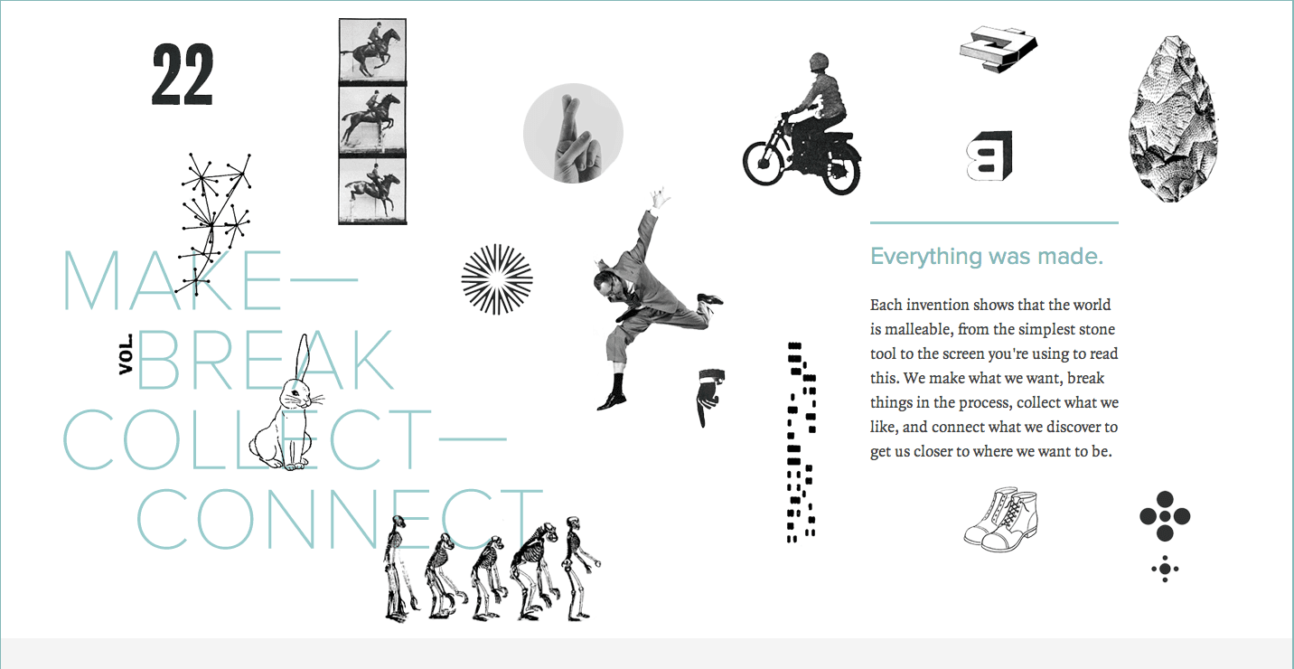 Frank Chimero's "Everything Was Made"