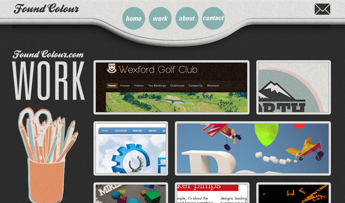 found colour website layout inspiration webdesign fixed navigation