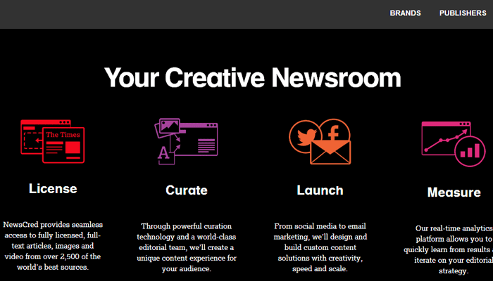 news cred startup homepage icons