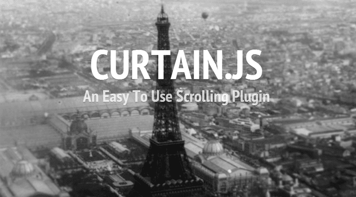 curtain js jquery scrolling parallax plugin