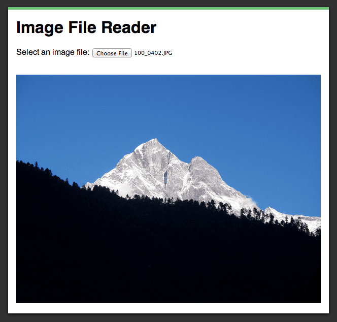 Reading Image Files With The FileReader API