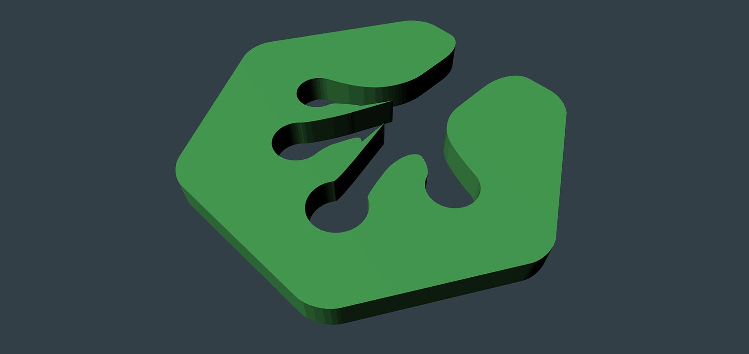 The Treehouse logo rendered using three.js
