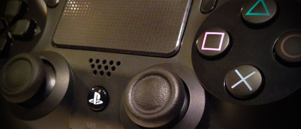 Photograph of a PlayStation 4 Controller