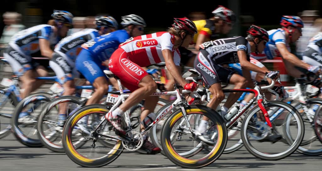 Speeding cyclists by Stig Nygaard via Flickr.