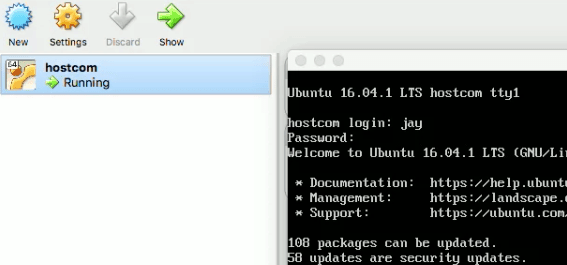 Running a Linux Server on VirtualBox