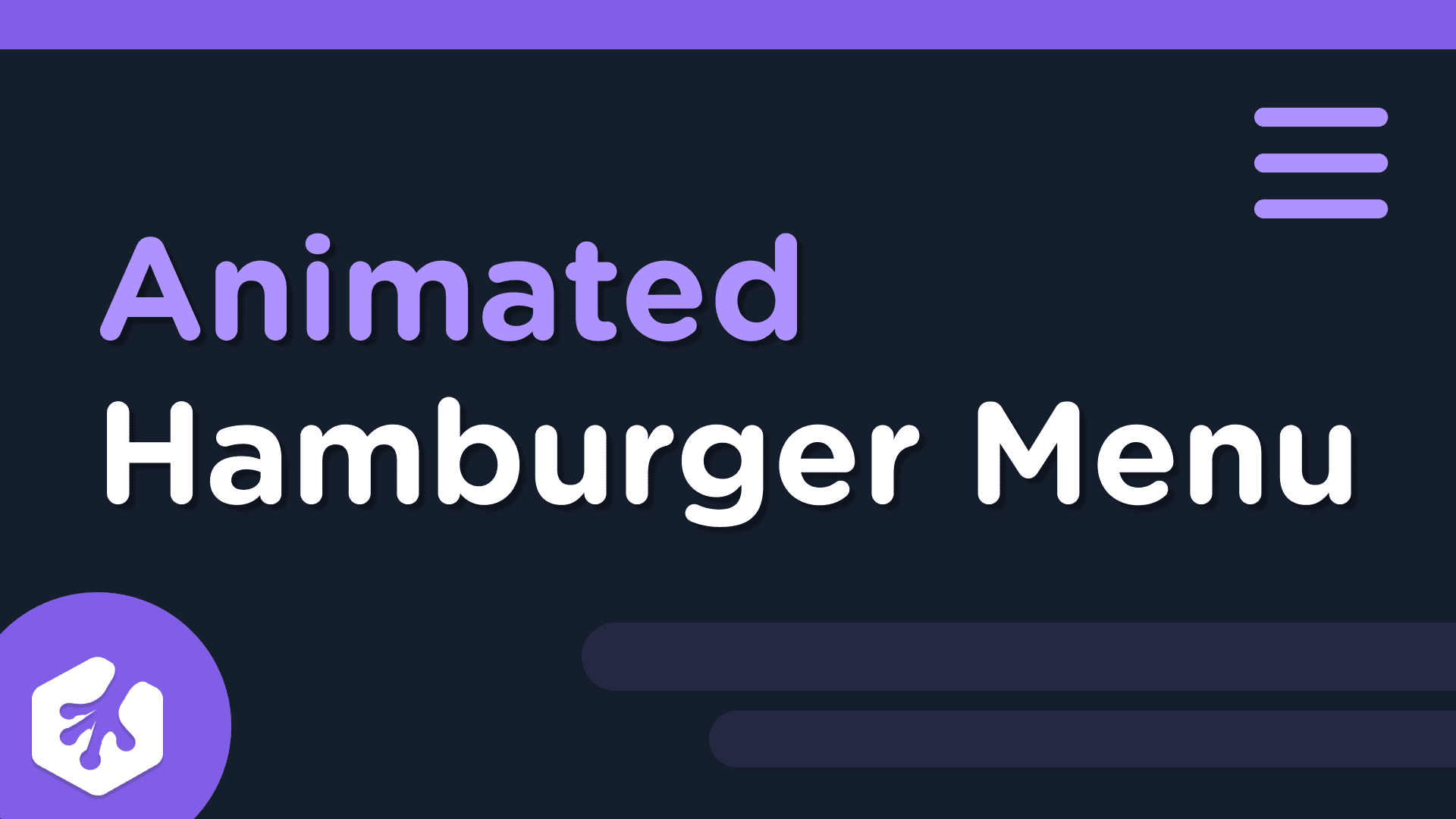 Animated Hamburger Menu [Article] | Treehouse Blog