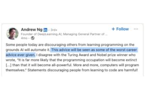 LinkedIn post screenshot