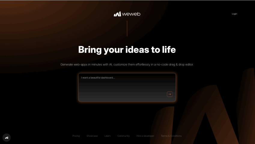 WeWeb website